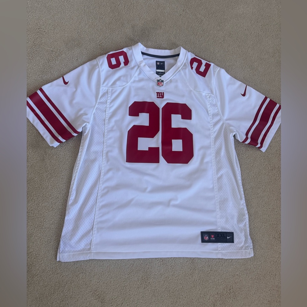 Saquon Barkley New York Giants Football Jersey - Like New - Picture 2 of 7